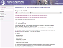Tablet Screenshot of begegnungsstaette-stammheim.de